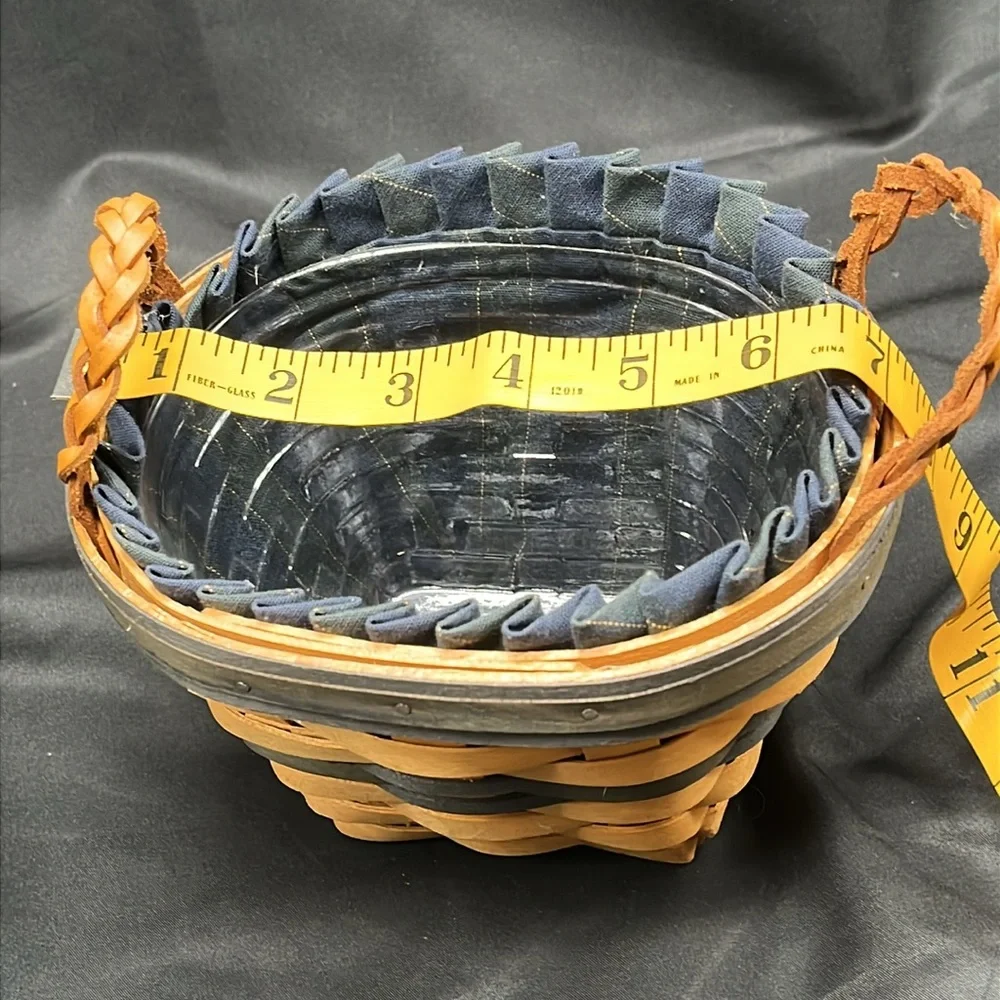 7” 1999 Longaberger Collectors Club Renewal Basket Liner and Protector